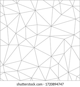 Abstract Seamless Geometric Polygon Pattern