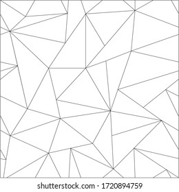 Abstract Seamless Geometric Polygon Pattern