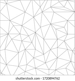 Abstract Seamless Geometric Polygon Pattern