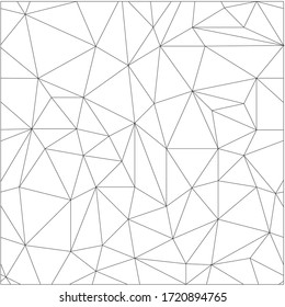 Abstract Seamless Geometric Polygon Pattern