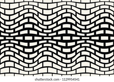 abstract seamless geometric rectangle pattern vector background
