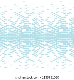 abstract seamless geometric rectangle pattern vector background