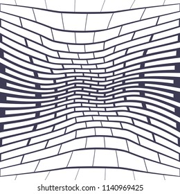 abstract seamless geometric rectangle pattern vector background