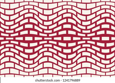 abstract seamless geometric rectangle pattern vector background