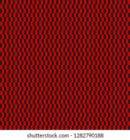 Abstract seamless geometric red background with curved blue lines. Vector Illustration.
