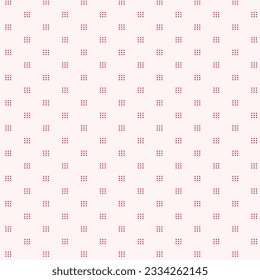abstract seamless geometric red dot pattern.