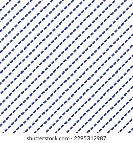 abstract seamless geometric repeat dash line blue pattern.