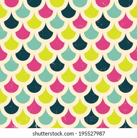 abstract seamless geometric retro colors 