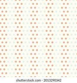 Abstract seamless geometric retro with polka dot with texture  background . Vector pattern