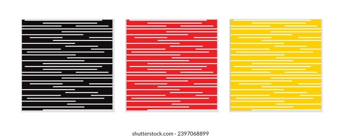 abstract seamless geometric set of horizontal line pattern perfect for banner poster.