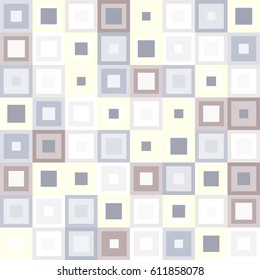 Abstract seamless geometric squares pattern.