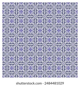 Abstract seamless geometric style shape lines pattern