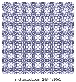 Abstract seamless geometric style shape lines pattern