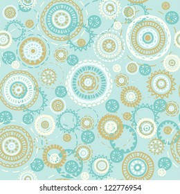 Abstract seamless geometric texture. endless pattern with circle ornament elements. template for design and decoration textile, backgrounds, wrapping paper, covers