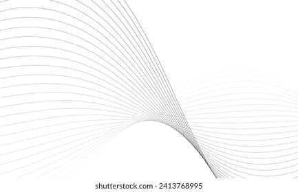 línea de onda delgada geométrica abstracta sin costuras con blanco.