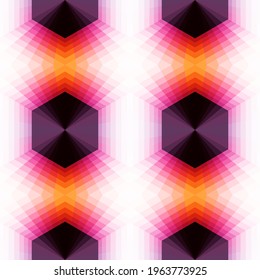 Abstract seamless geometric triangle background, art, artistic, bright, colorful, design. Mosaic, color background. Mosaic texture. The effect of stained glass. EPS 10 Vector. Vector illustration