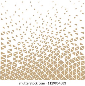 abstract seamless geometric triangle pattern vector background