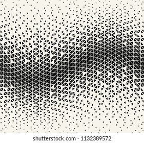 abstract seamless geometric triangle pattern vector background