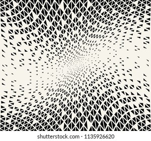 abstract seamless geometric triangle pattern vector background