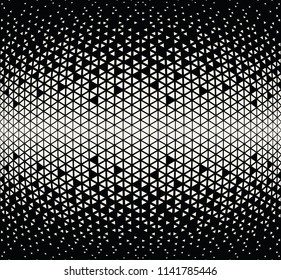 abstract seamless geometric triangle pattern vector background