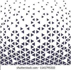 abstract seamless geometric triangle pattern vector background