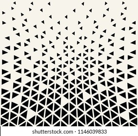 abstract seamless geometric triangle pattern vector background