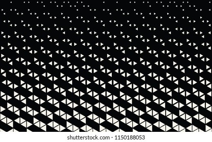 abstract seamless geometric triangle pattern vector background