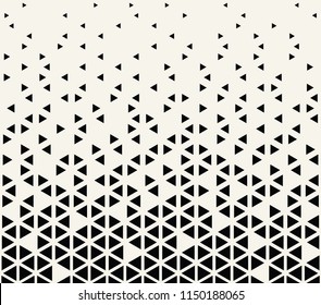 abstract seamless geometric triangle pattern vector background