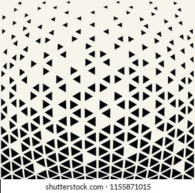 abstract seamless geometric triangle pattern vector background