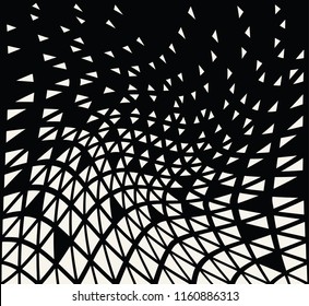 abstract seamless geometric triangle pattern vector background