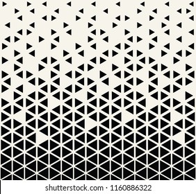 abstract seamless geometric triangle pattern vector background