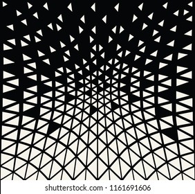 abstract seamless geometric triangle pattern vector background