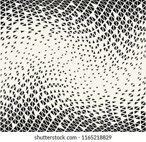 abstract seamless geometric triangle pattern vector background