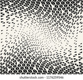 abstract seamless geometric triangle pattern vector background