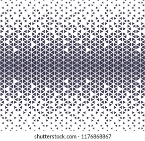 abstract seamless geometric triangle pattern vector background