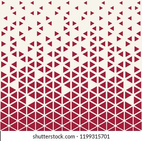abstract seamless geometric triangle pattern vector background