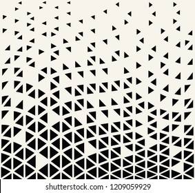 abstract seamless geometric triangle pattern vector background