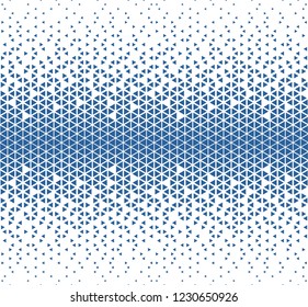 abstract seamless geometric triangle pattern vector background