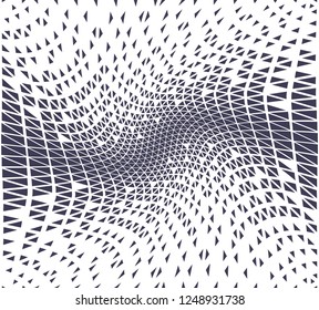 abstract seamless geometric triangle pattern vector background