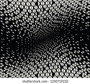 abstract seamless geometric triangle pattern vector background