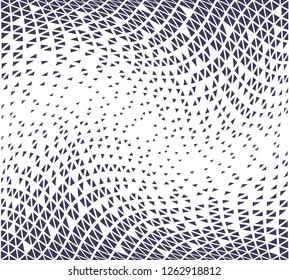 abstract seamless geometric triangle pattern vector background
