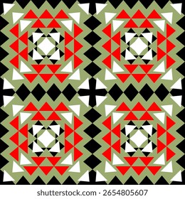 Padrão de triângulo geométrico sem emenda abstrato para papel de parede moderno e design de tecido