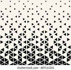 abstract seamless geometric triangle vector pattern