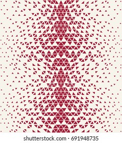 abstract seamless geometric triangle vector pattern