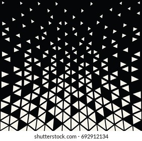 abstract seamless geometric triangle vector pattern