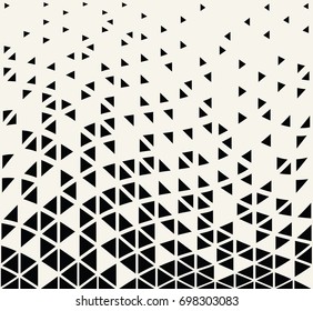 Abstract Geometric Triangle Halftone Gradient Seamless Stock Vector ...