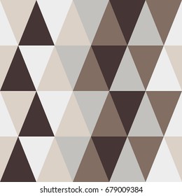 Abstract seamless geometric triangles pattern.