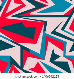 Abstract seamless geometric urban pattern.
