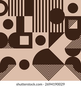 Abstract seamless geometric vector background. Elegant minimal background. Repeated design for decor, print, web, blog, graphic, cover, space, template and printing.