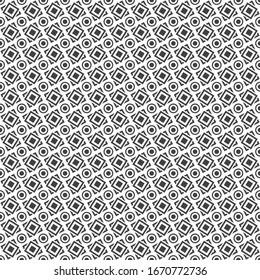 Abstract seamless geometric vector pattern. Squares and circles.